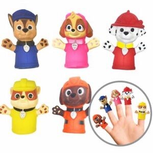Paw Patrol Mini Finger Puppet Set - 5 pcs
